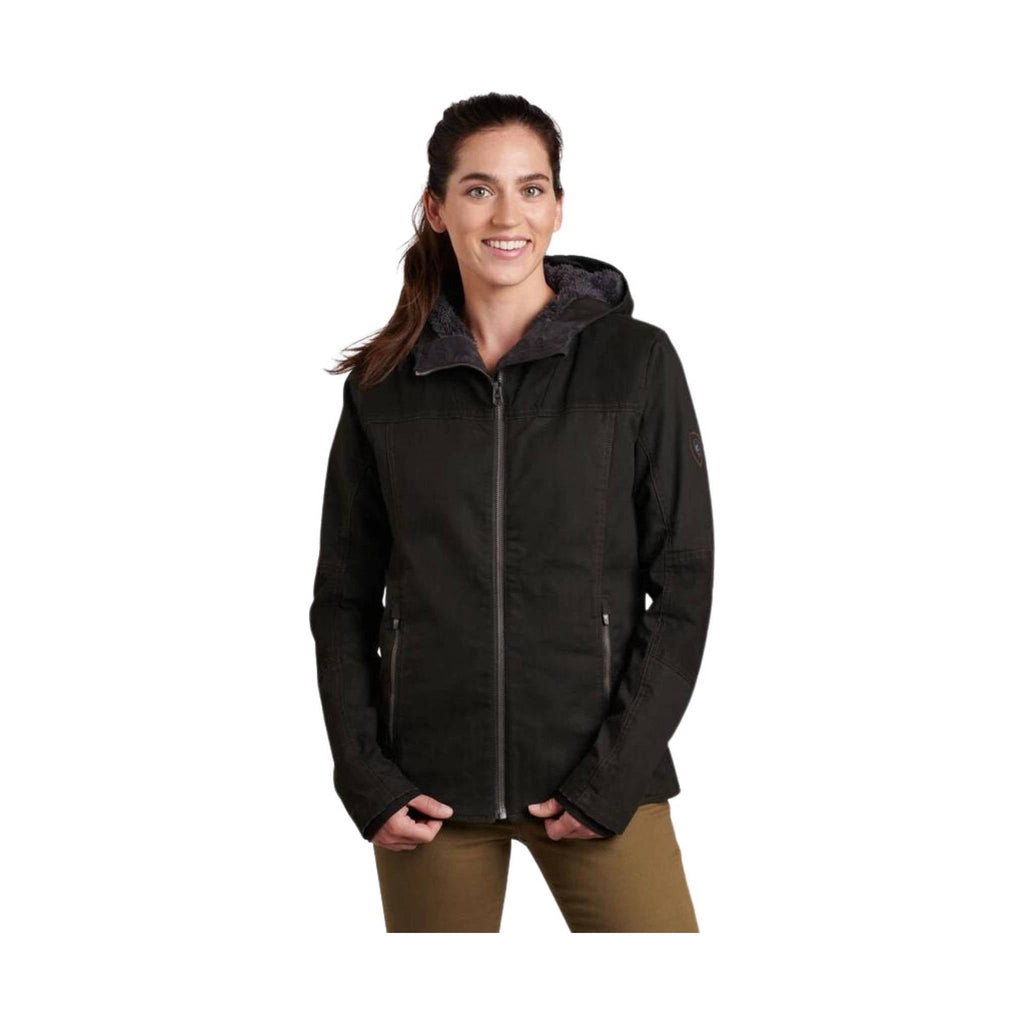 Kuhl Women's Law Fleece Lined Hoody - Espresso - Lenny's Shoe & Apparel