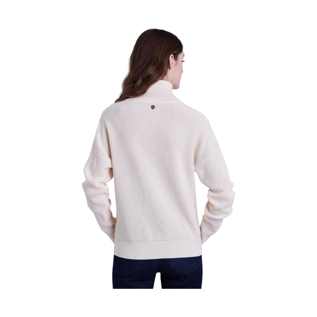 Kuhl Women's Norda Quarter Zip Sweater - Stone - Lenny's Shoe & Apparel