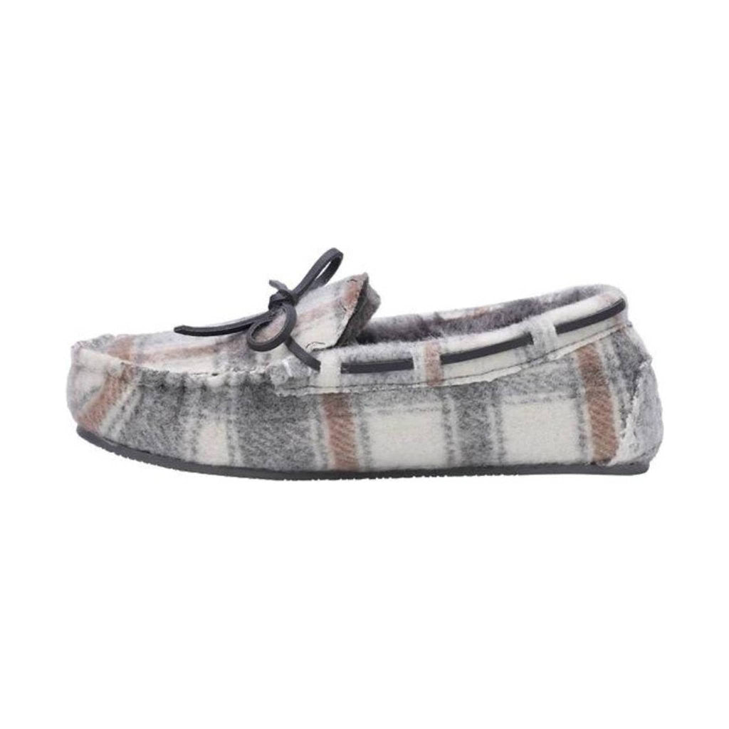 Lamo Women's Britain Moc II - Grey Plaid - Lenny's Shoe & Apparel