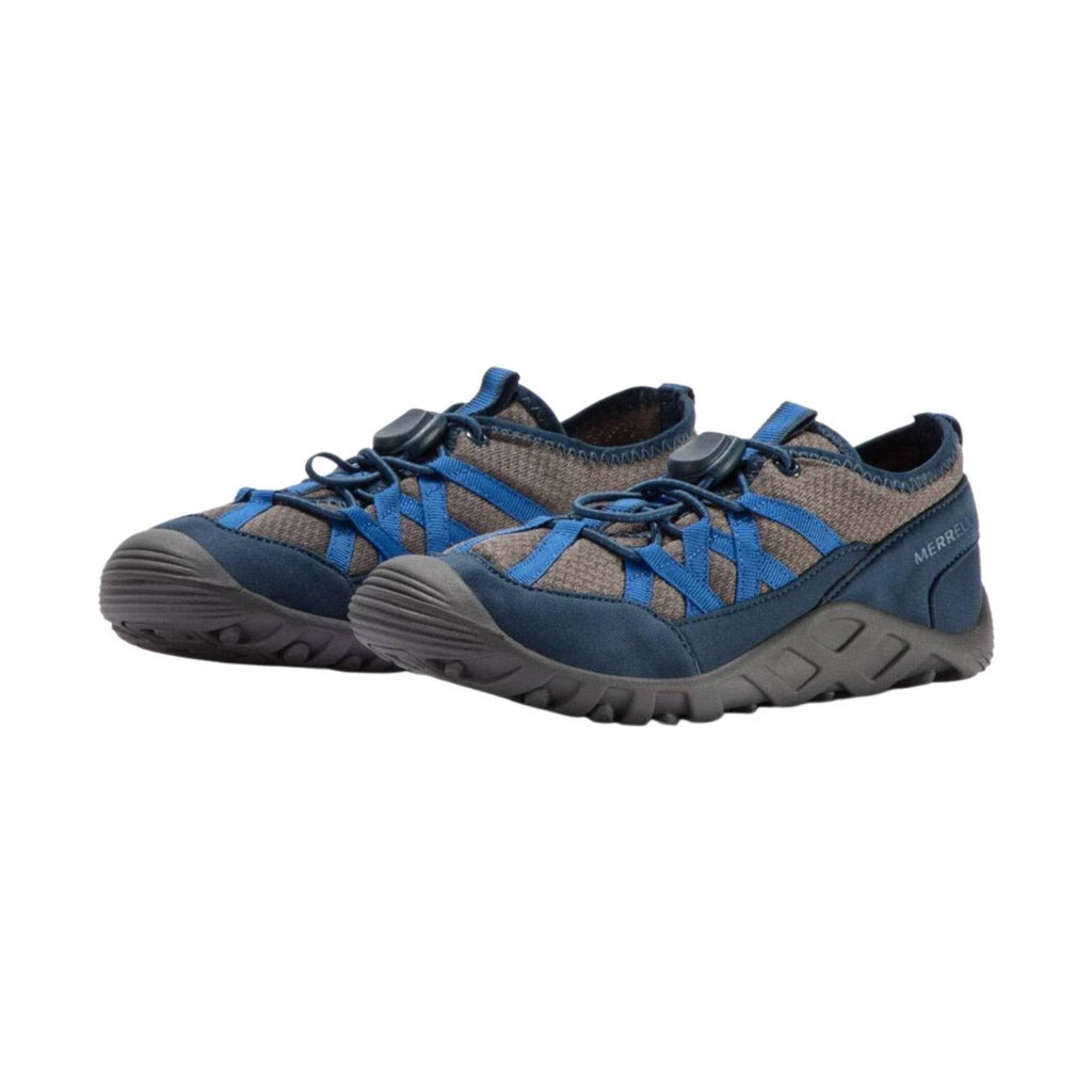 Merrell Kids' Hydro Lagoon Shoe - Grey/Navy/Royal - Lenny's Shoe & Apparel