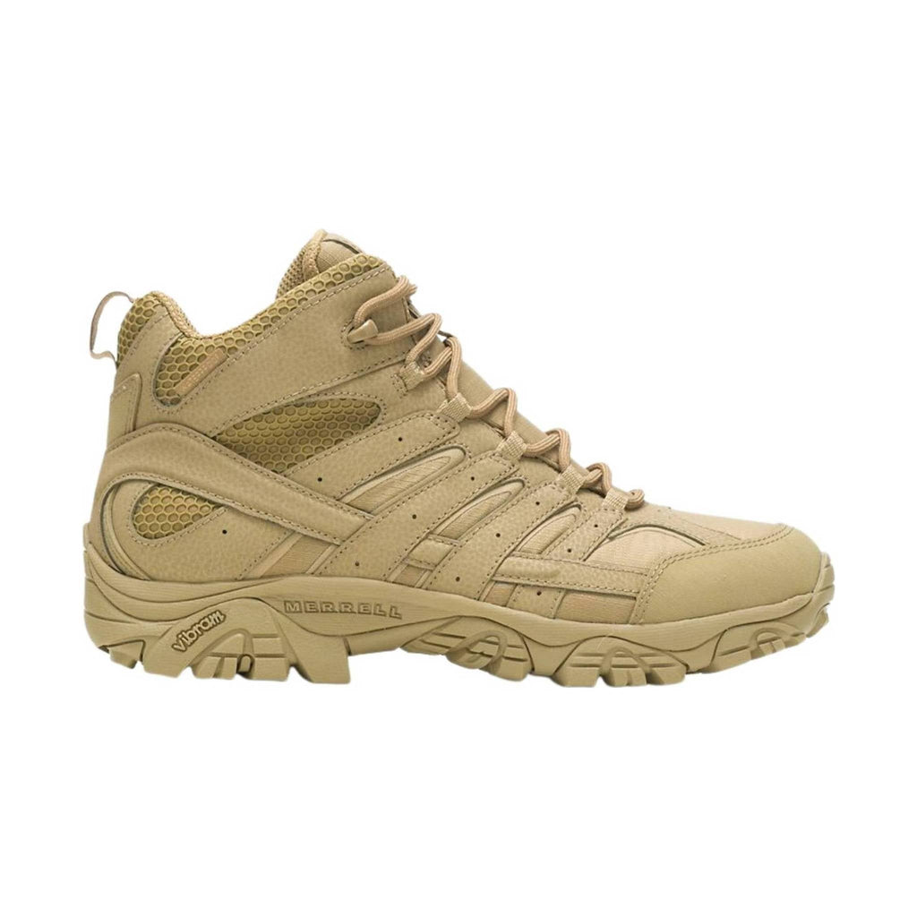 Merrell Men's Moab 2 Mid Tactical Waterproof Boot - Coyote - Lenny's Shoe & Apparel