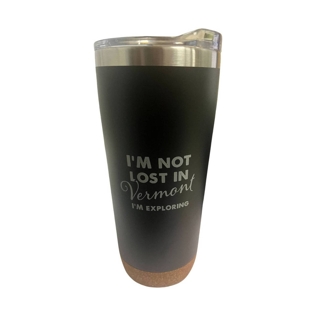 Not Lost in Vermont Tumbler 20 oz - Black - Lenny's Shoe & Apparel