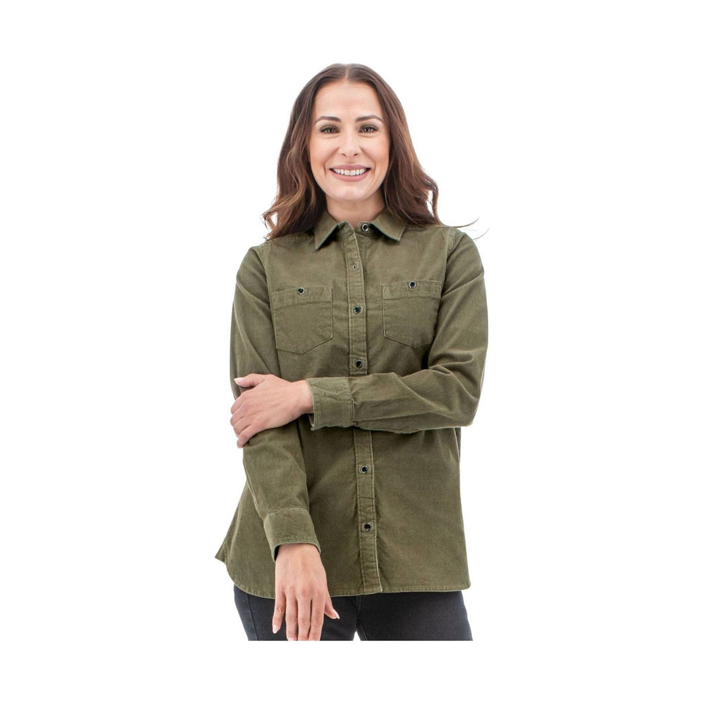 Old Ranch Women's Ivy Shirt - Deep Lichen Green - Lenny's Shoe & Apparel