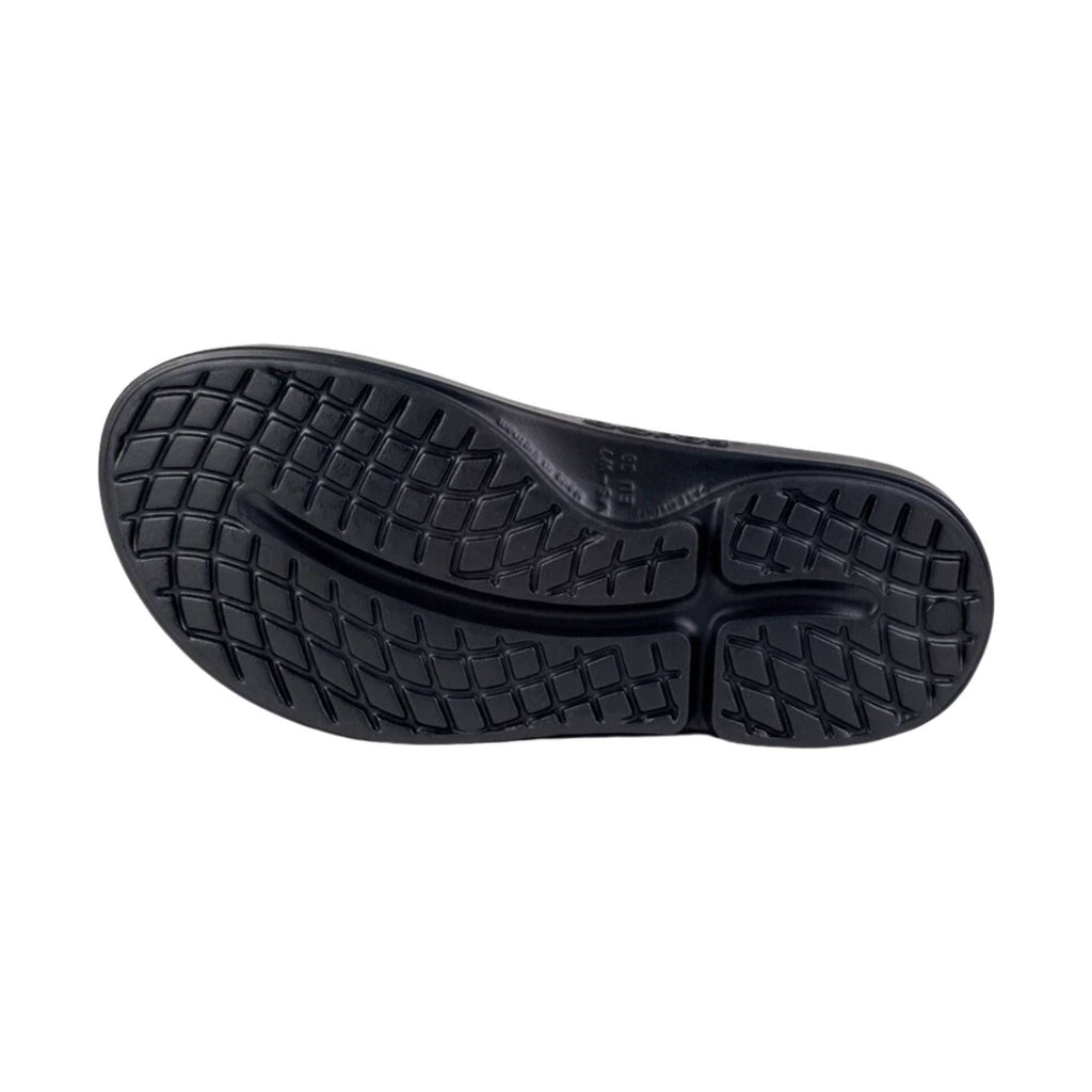 OOfos Women's OOahh Luxe Slide - Midnight Spectre - Lenny's Shoe & Apparel