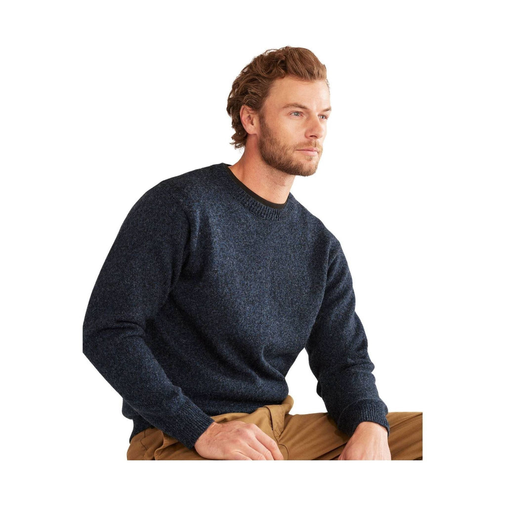 Pendleton Men's Shetland Crewneck - Indigo Heather - Lenny's Shoe & Apparel