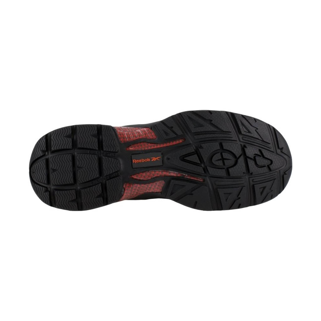 Reebok Men's Athletic Beamer Work Shoe Composite Toe - Black/Red Trim - Lenny's Shoe & Apparel