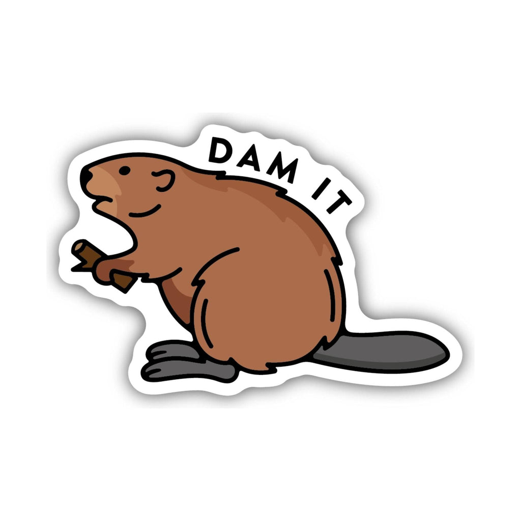 Sticker Northwest Dam It Beaver - Lenny's Shoe & Apparel