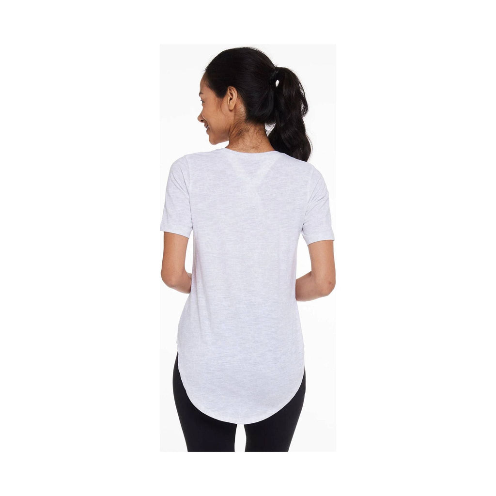 Tasc Women's Longline Boyfriend T Shirt - Light Gray Crater - Lenny's Shoe & Apparel