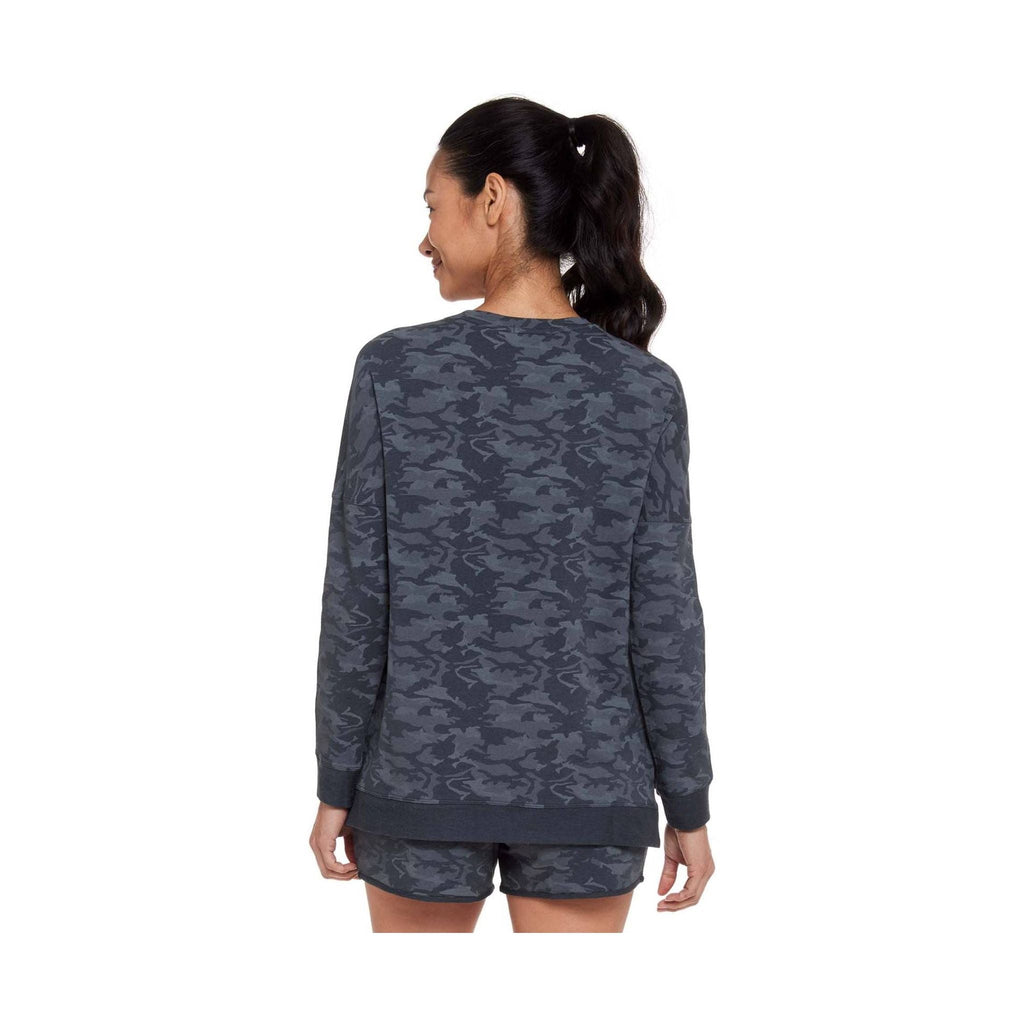 Tasc Women's Riverwalk French Terry Casual Sweatshirt - Gunmetal Camo - Lenny's Shoe & Apparel