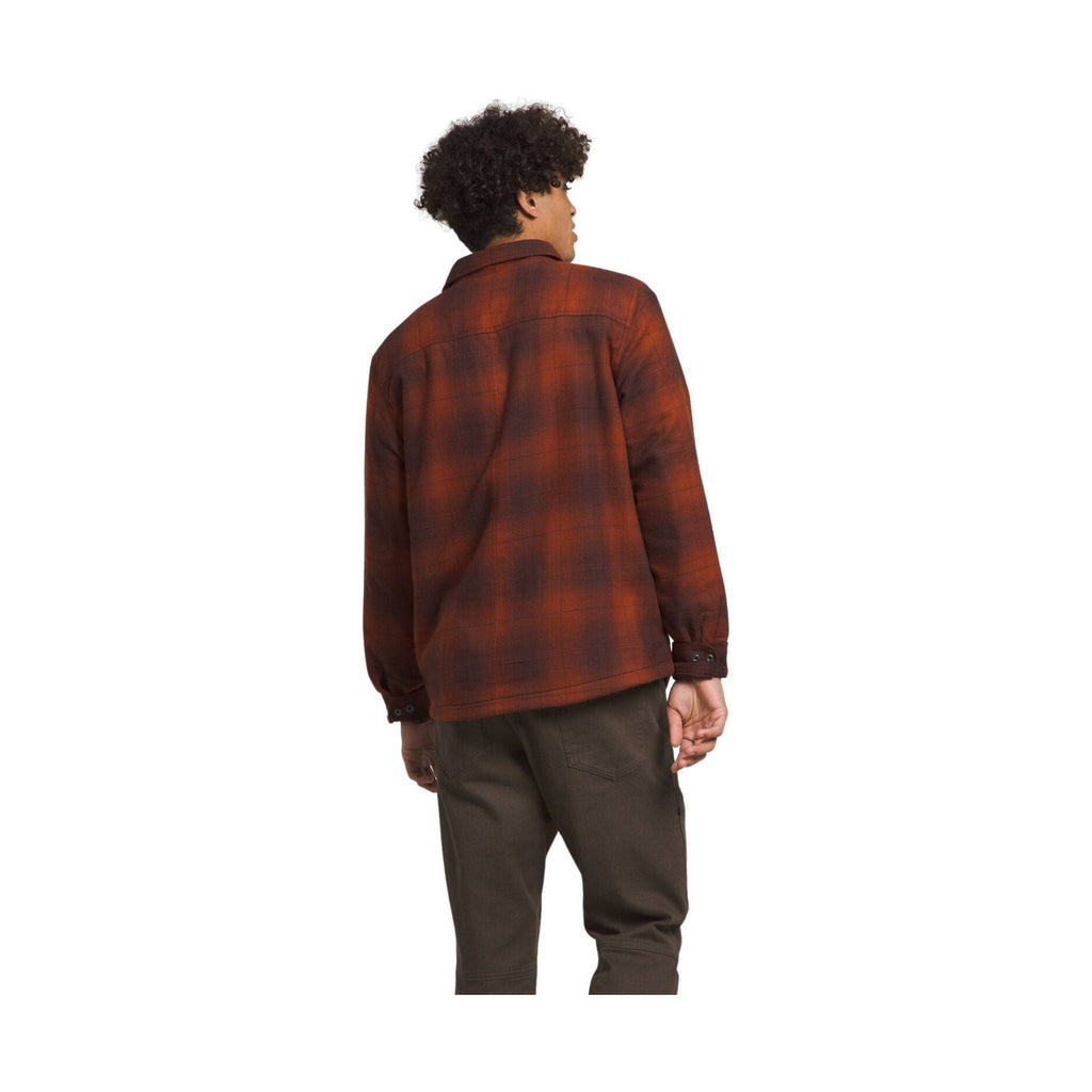 The North Face Men's Campshire Shirt - Brandy Brown Medium Half Dome Shadow Plaid - Lenny's Shoe & Apparel