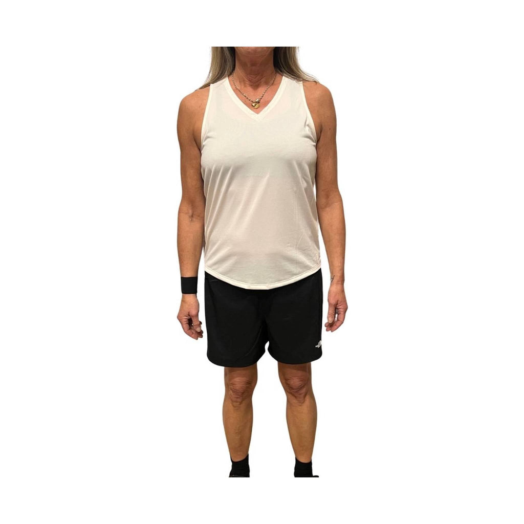 The North Face Women's Elevation Life Tank - Gardenia White - Lenny's Shoe & Apparel