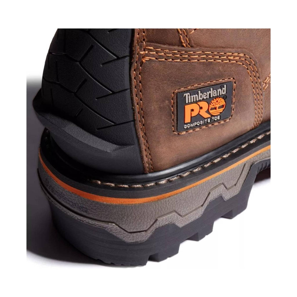 Timberland Pro Men's Boondock HD Logger Composite Toe Work Boot - Mocha Full-Grain - Lenny's Shoe & Apparel