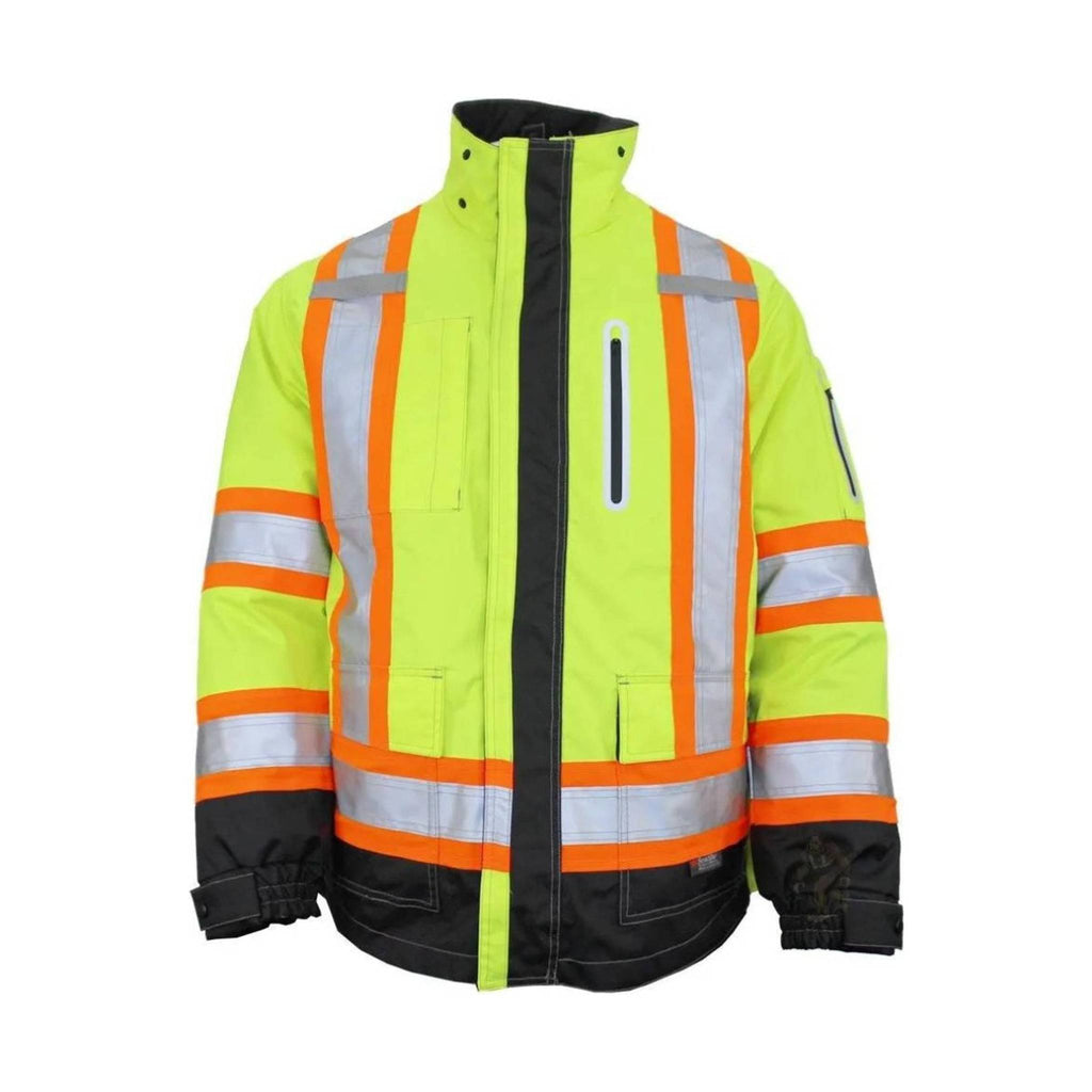 Tough Duck Men's Hi-Vis Shell - Green Safety - Lenny's Shoe & Apparel