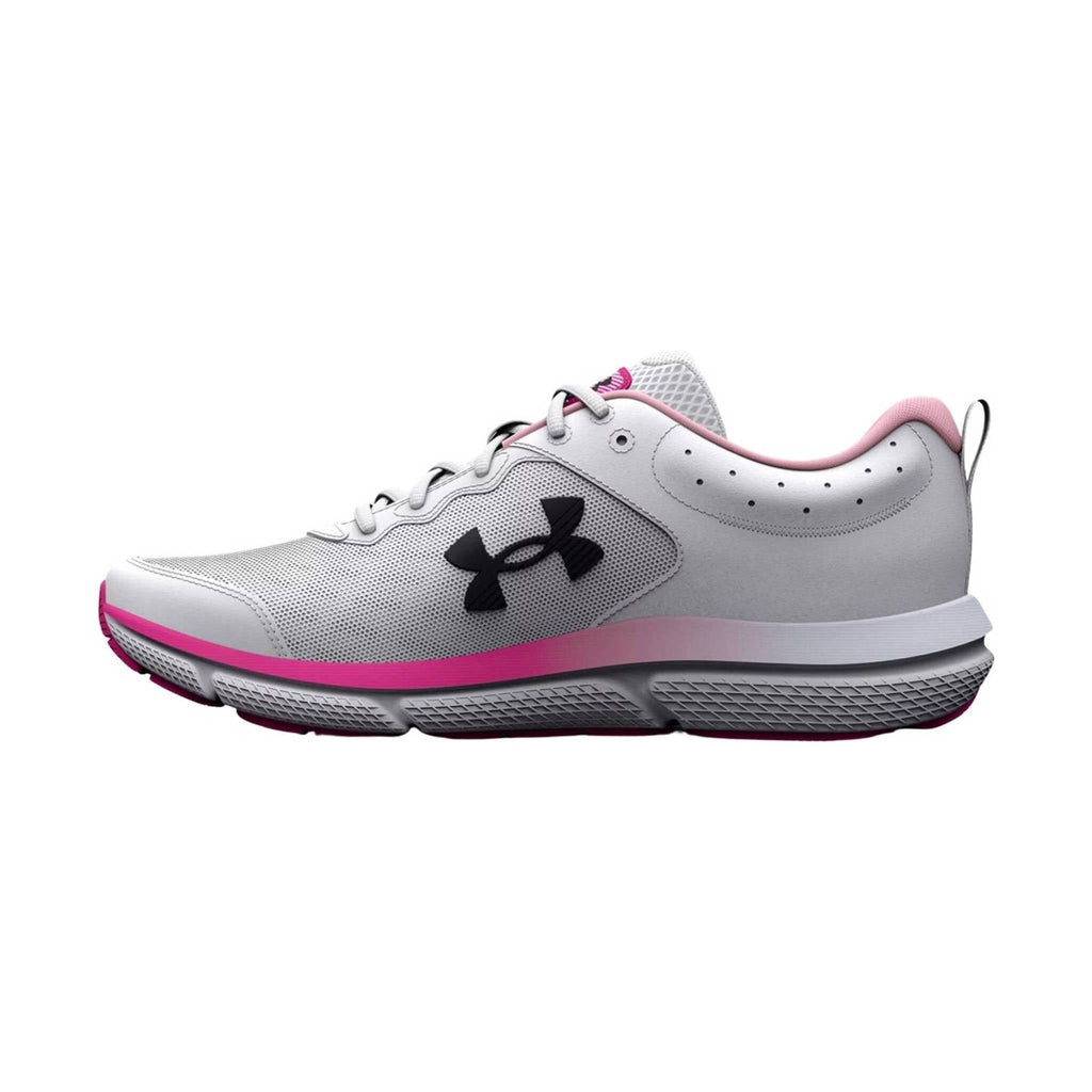 Under Armour Women's Charged Assert 10 - White/Pink - Lenny's Shoe & Apparel