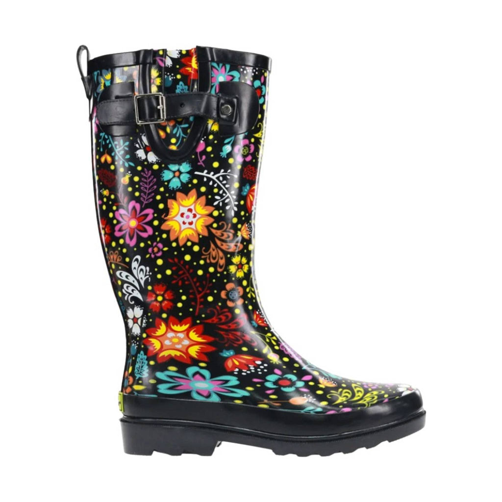 Western Chief Women's Garden Play Rain Boots - Black - Lenny's Shoe & Apparel