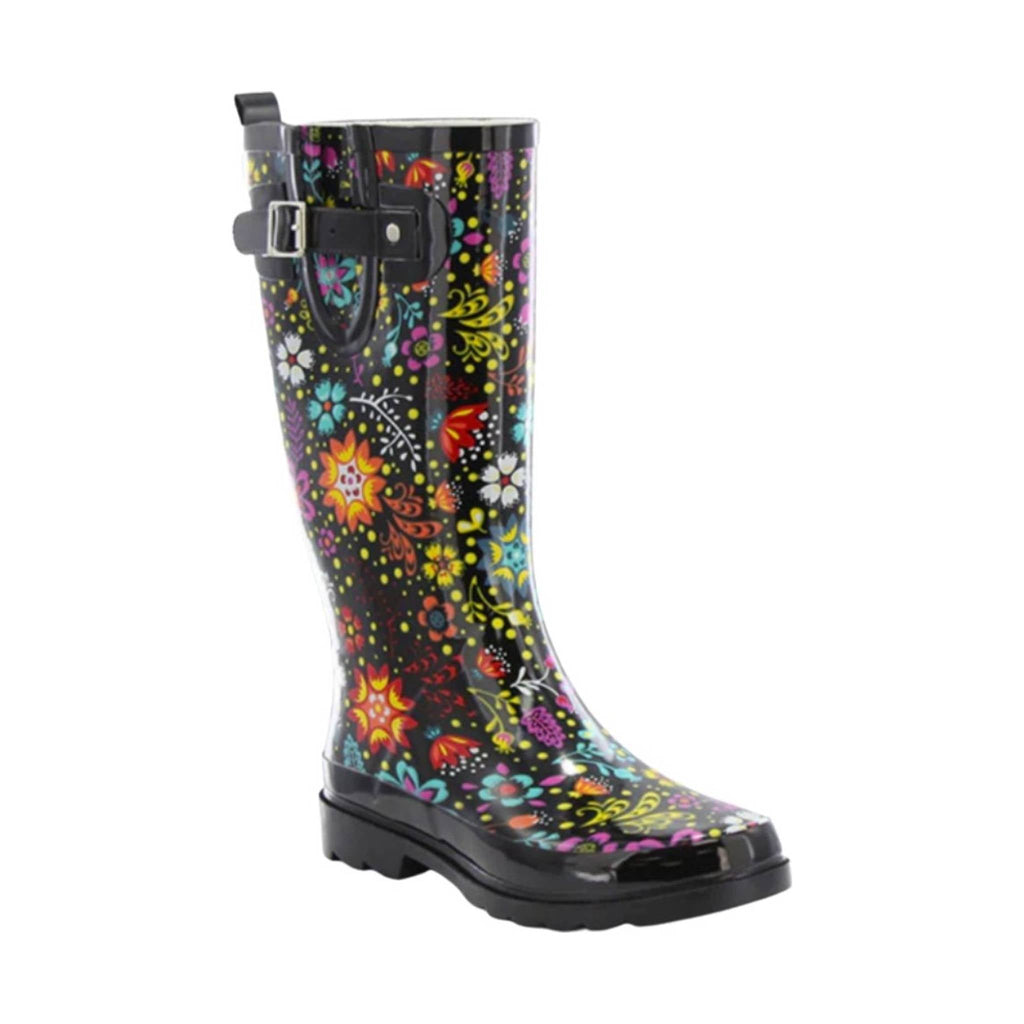 Western Chief Women's Garden Play Rain Boots - Black - Lenny's Shoe & Apparel