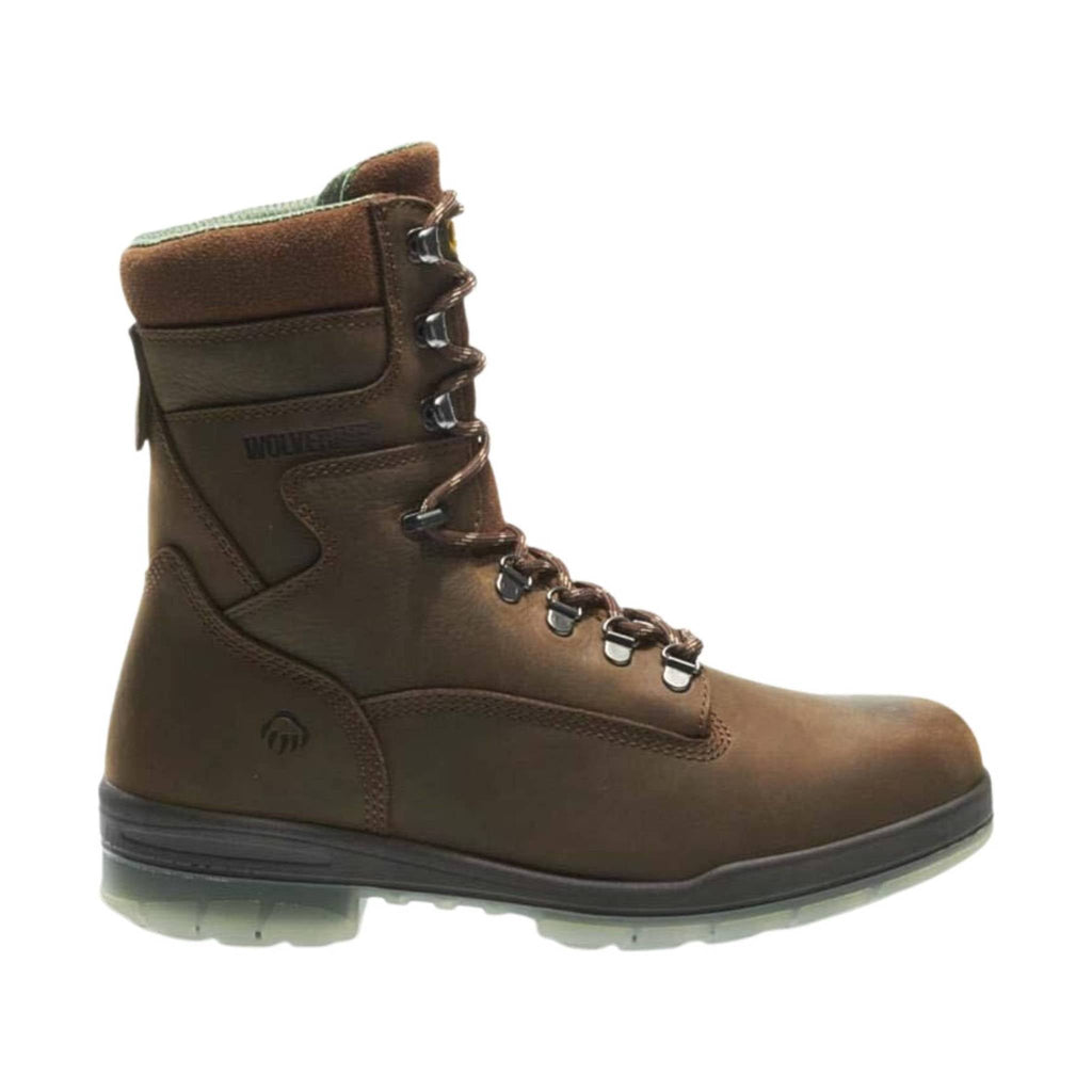 Wolverine Men's Durashocks Waterproof Insulated 8" Work Boot Soft Toe - Stone - Lenny's Shoe & Apparel