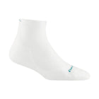 Women's Run Quarter Ultra-Lightweight Running Sock - White - Lenny's Shoe & Apparel