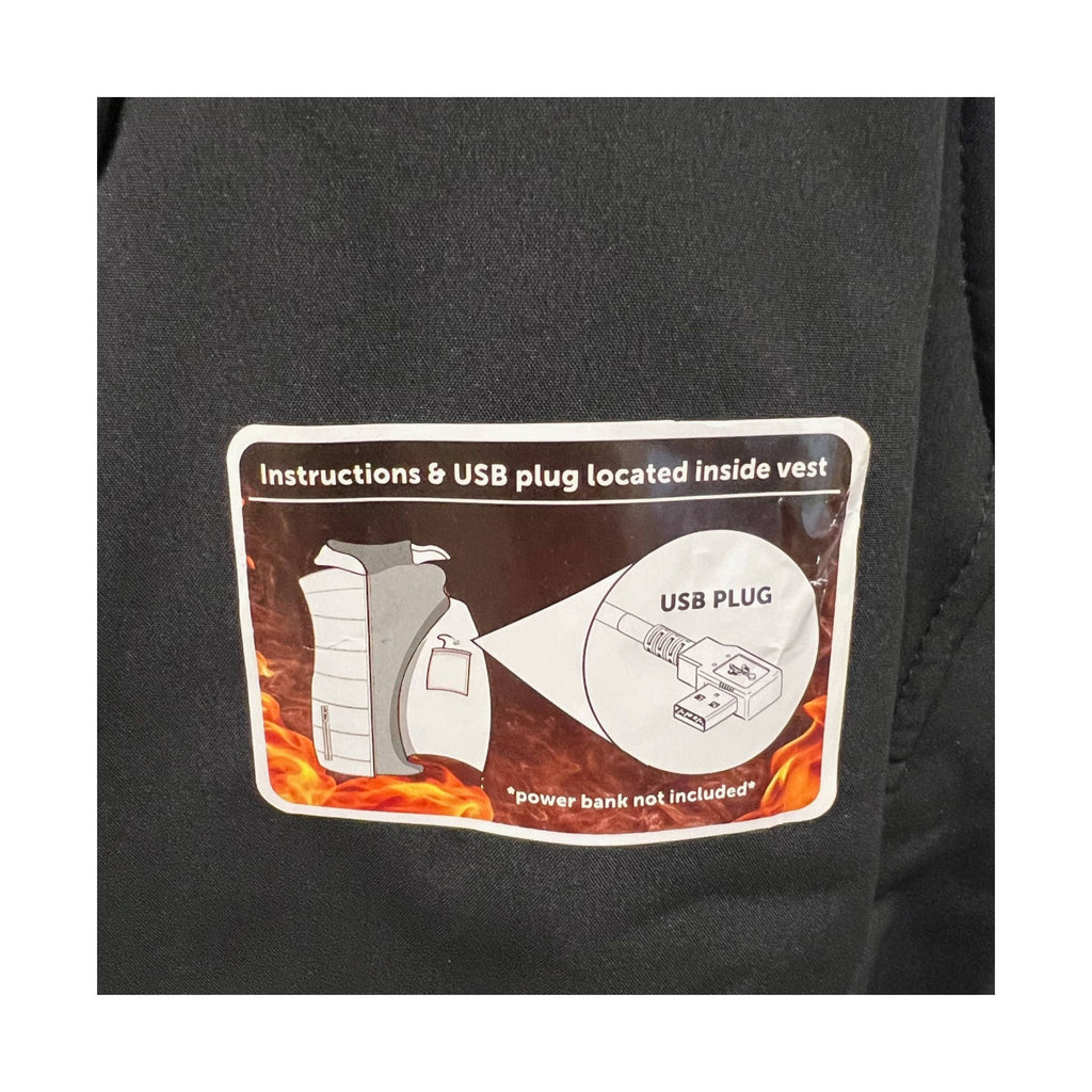 World Famous Women's Heated Vest - Black - Lenny's Shoe & Apparel