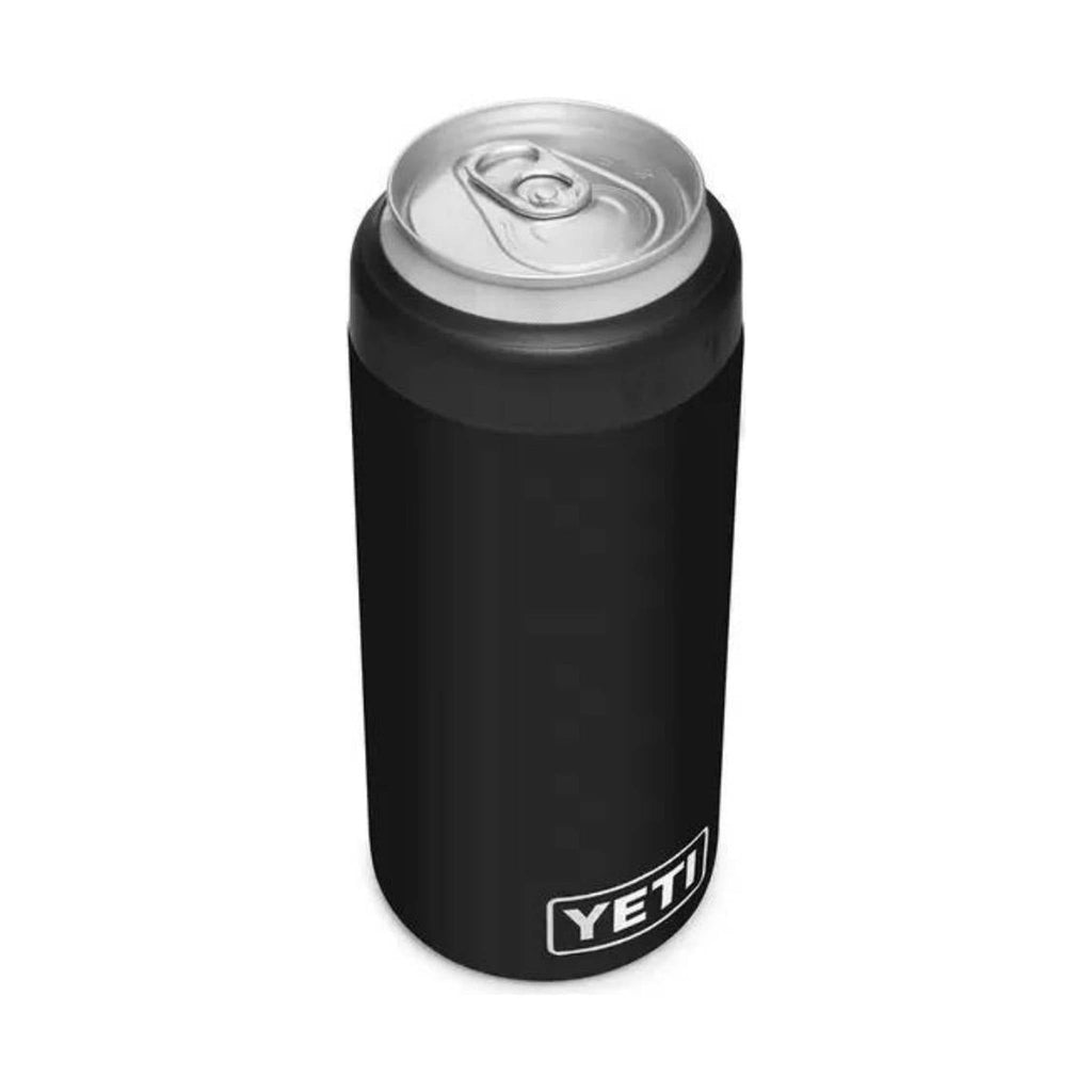 YETI Rambler 12 oz Slim Can Insulated Colster - Black - Lenny's Shoe & Apparel