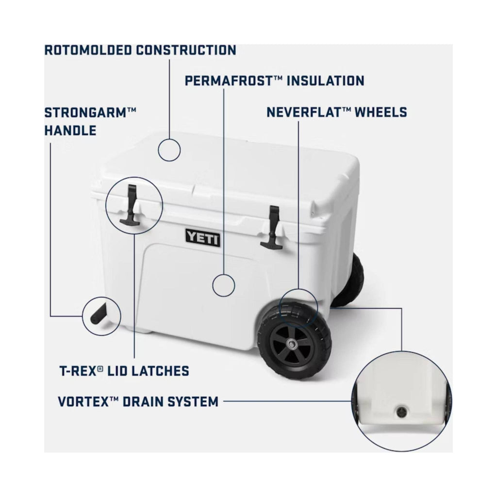 YETI Tundra Haul Wheeled Cooler - Navy - Lenny's Shoe & Apparel
